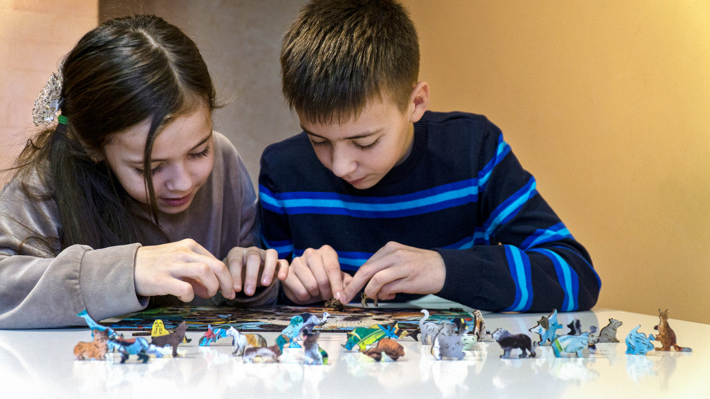 Wooden Jigsaw Puzzle "Springtime Cottage" 200, 500, 1000 pcs Garden Home Adults Kids Unusual Shape Pieces Wooden.City