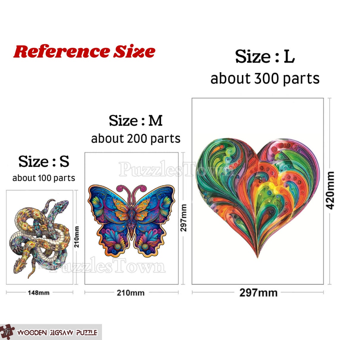 Flying Dragon Wooden Jigsaw Puzzle with Wood Box Packaging, Legendary Dragon Jigsaw Puzzles Gift Idea for Kids Adult Friends Family Games